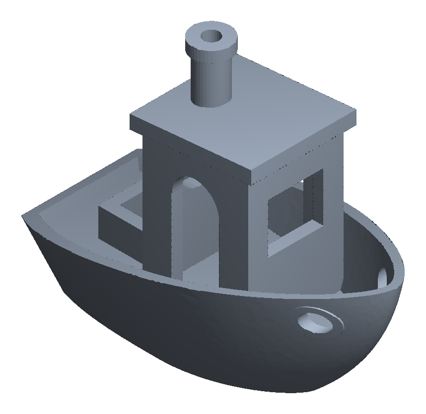 3DBenchy iso view