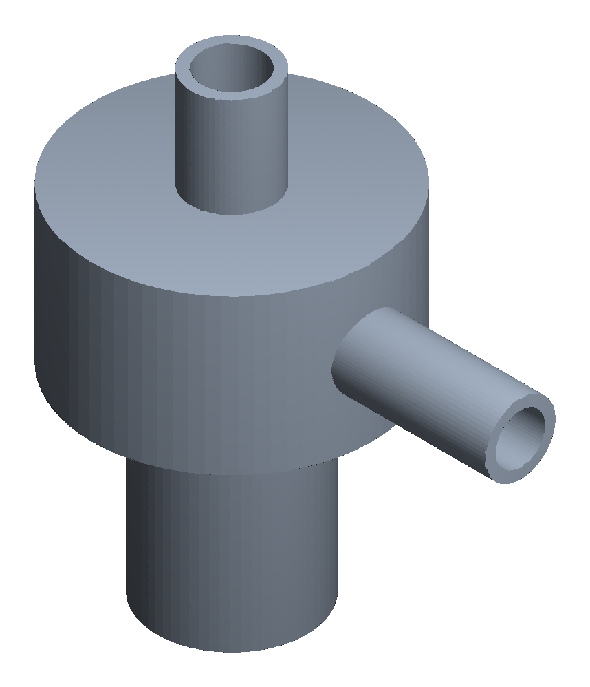 Magnetic-drive mixer iso view