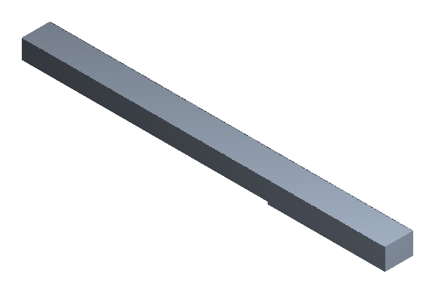 Driver-Seegmiller backward-facing step iso view