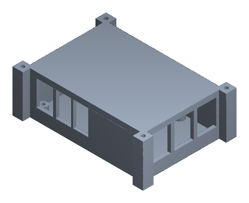 Raspberry Pi 5 enclosure iso view